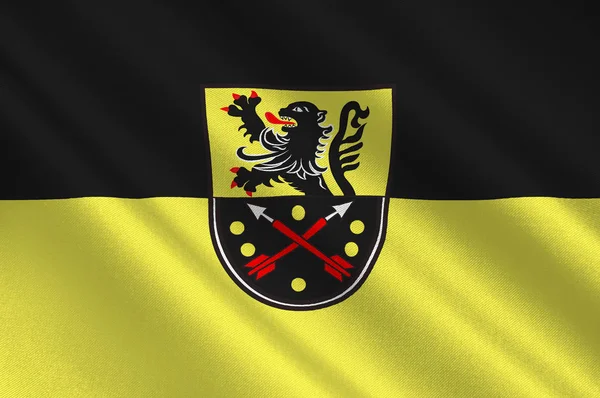 Bad Breisig flagga i Nordrhein-Westfalen, Tyskland — Stockfoto