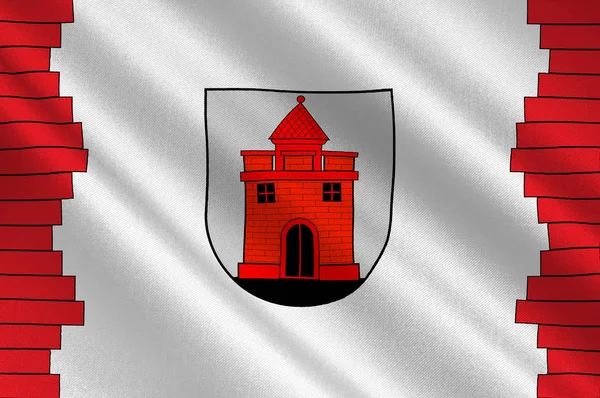 Flagge der Stadt Panevezys in Litauen — Stockfoto