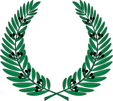 Zeytin çelenk - zafer ve başarı sembolü