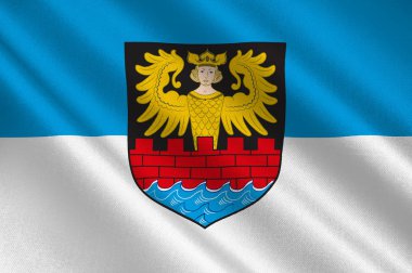 Lower Saxony, Almanya bölgesindeki Emden bayrağı