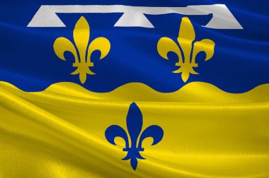 Centre-Val de Loire, Fransa içinde Loir-et-Cher bayrağı