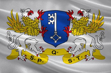 Lower Saxony, Almanya noktasındaki Stade bayrağı