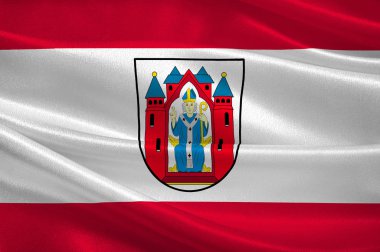 Bavaria, Almanya içinde aşağı Franconia içinde Aschaffenburg bayrağı
