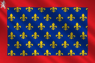 Pays de la Loire 'deki Sarthe bayrağı Fransa 'nın bir bölgedir