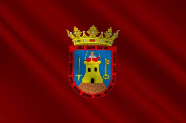 Ispanya 'daki Murcia bölgesinde Lorca bayrağı