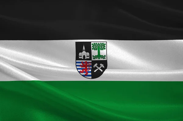 Gelsenkirchen zászlaja Észak-Rajna – Vesztfália, Németország — Stock Fotó