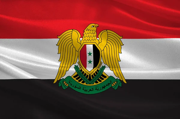 Flag of Syria — Stok fotoğraf