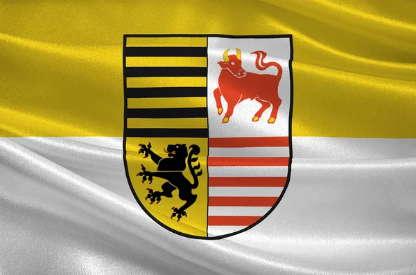 Bandera del Elba-Elster en Brandeburgo, Alemania — Foto de Stock