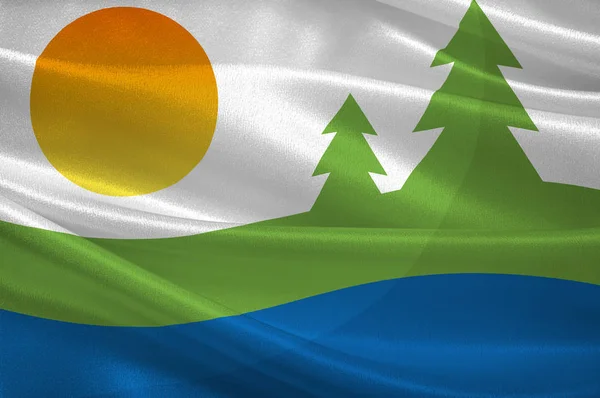 Bandeira da cidade de Kawartha Lakes no Canadá — Fotografia de Stock