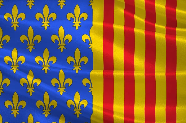 Flag of Lozere in Occitanie is a Region of France — Stock Photo, Image