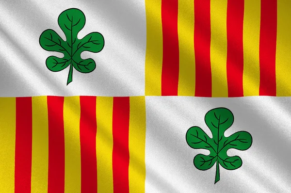 스페인의 피게레스의 국기 — 스톡 사진