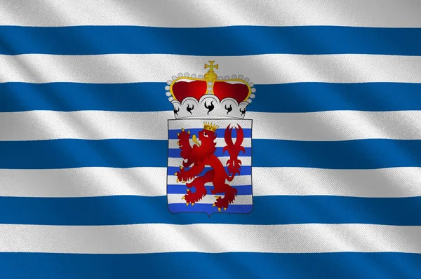Bandeira de Luxembourg in Belgium — Fotografia de Stock