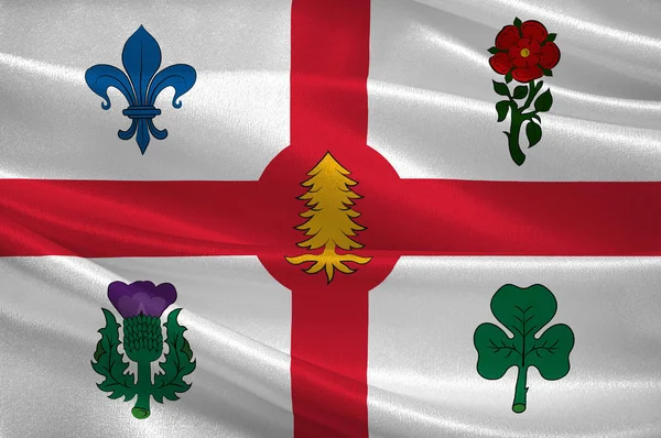 Montreal zászlaja — Stock Fotó