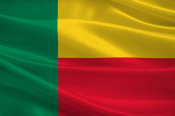 Bandera de Benin — Foto de Stock