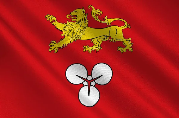 Флаг Ганновера в Нижней Саксонии — стоковое фото