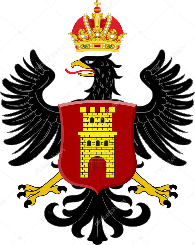 Coat of arms of Middelburg of Zeeland, Netherlands