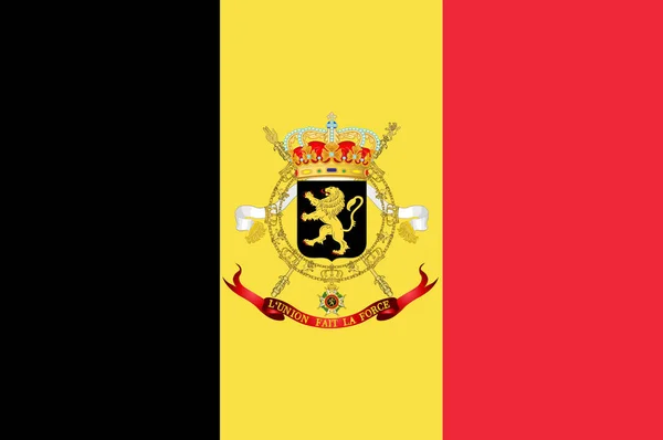 Belgium zászlaja — Stock Fotó