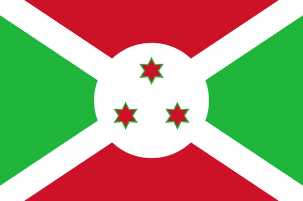 Прапор Бурунді — стокове фото