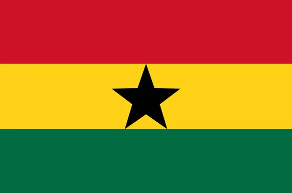 Bandera de Ghana — Foto de Stock
