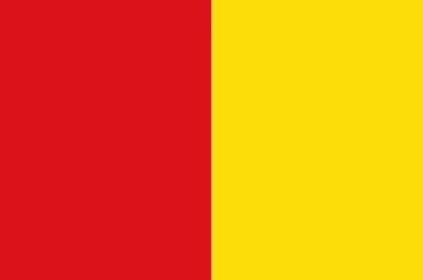 Bendera Liege di Belgia — Stok Foto