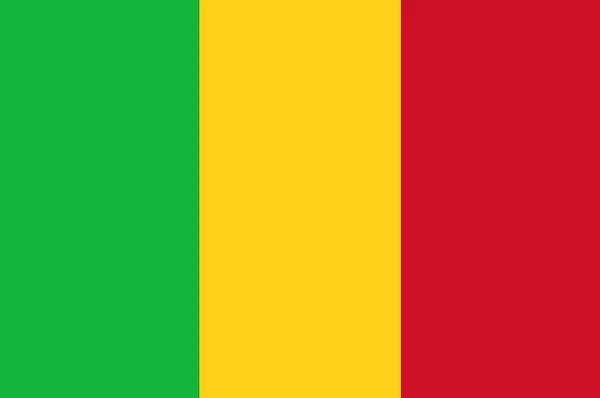 Mali Köztársaság zászlaja — Stock Fotó