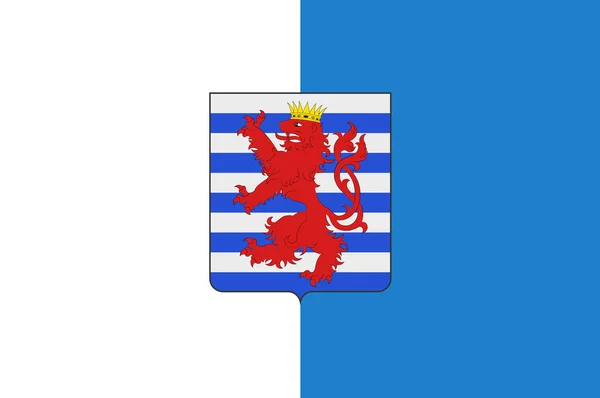 Arlons flagga i Luxemburg i Belgien — Stockfoto
