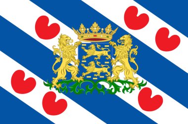 Friesland, Hollanda bayrağı