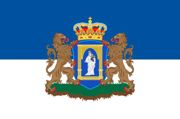 Bandeira de Assen of Netherlands — Vetor de Stock