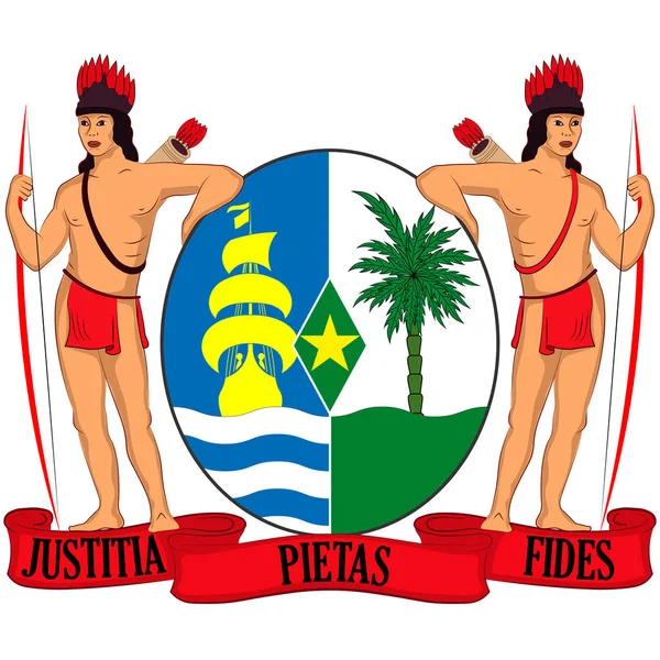 Flaga Republiki Surinamu — Wektor stockowy