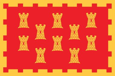 Ingiltere 'de Greater Manchester bayrağı