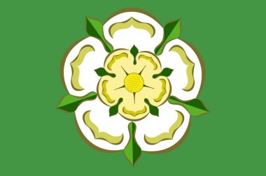 Ingiltere 'de North Yorkshire bayrağı