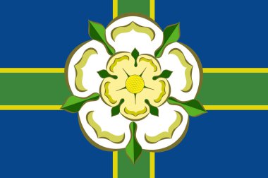 Ingiltere 'de North Yorkshire bayrağı