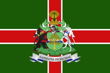 Ingiltere içinde Nottinghamshire bayrağı