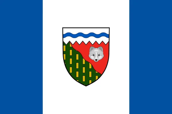 Bandera de los Territorios del Noroeste de Canadá —  Fotos de Stock