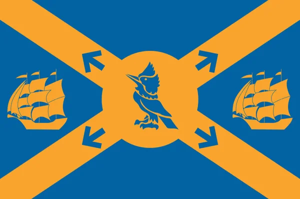 Flag of Halifax Regional Municipality in Canada — Stok Foto