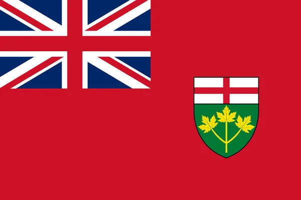 Флаг Онтарио в Канаде — стоковое фото