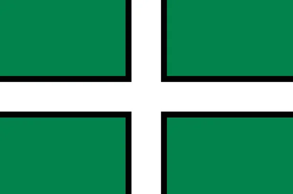 Bandera de Devon en Inglaterra —  Fotos de Stock