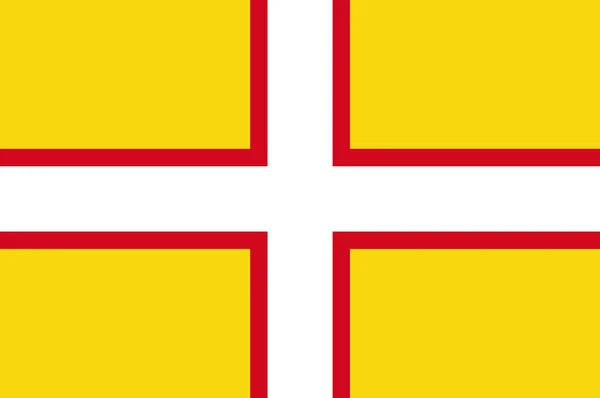 Σημαία του Ντόρσετ στην Αγγλία — Φωτογραφία Αρχείου
