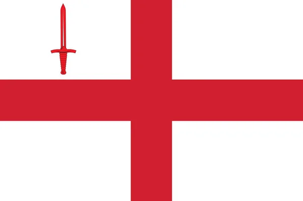 Londons flagga i England — Stockfoto