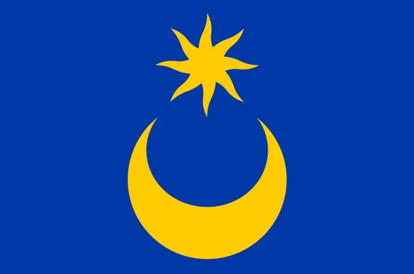Portsmouth ' s flagga i Hampshire i England — Stockfoto