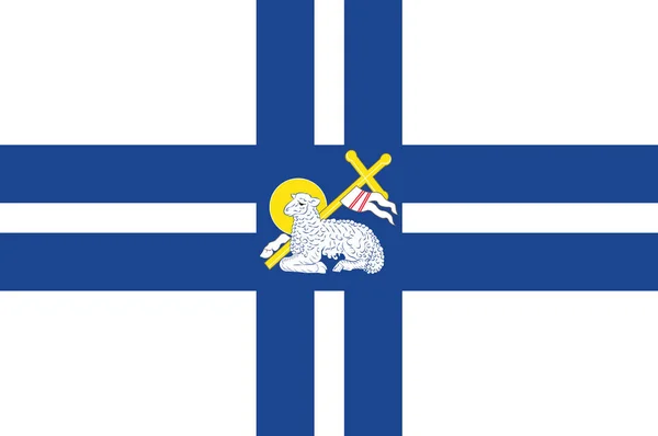 Flagge von preston in england — Stockfoto