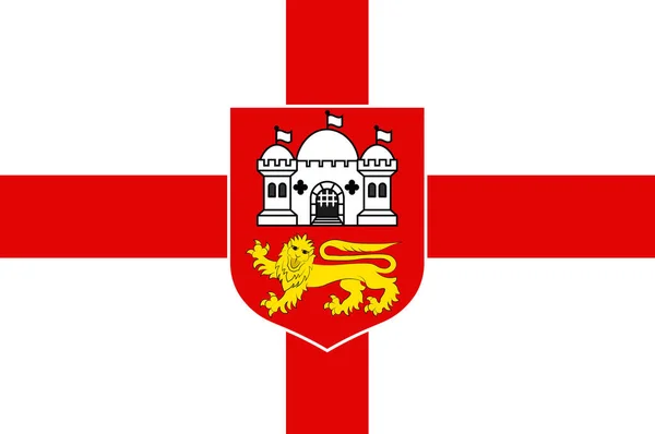 Vlag van Norwich in Engeland — Stockfoto