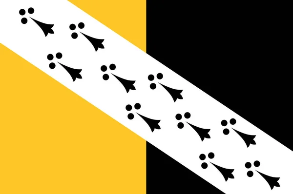 Flagge von norfolk in england — Stockfoto