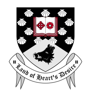 County Sligo, İrlanda 'da bir şehirdir. Vektör illüstrasyonu