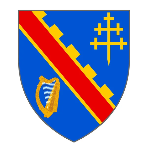 Das Wappen Der Grafschaft Armagh Ist Eine Der Traditionellen Grafschaften — Stockvektor