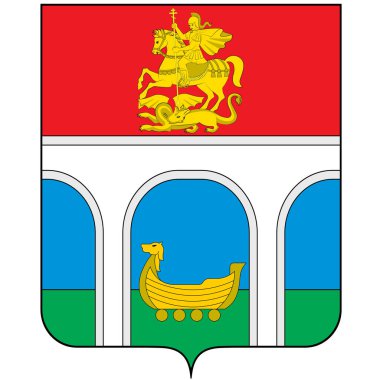 Arts of Art of Mytishchi, Rusya 'nın Moskova Oblastı eyaletinde yer alan bir şehirdir. Vektör illüstrasyonu