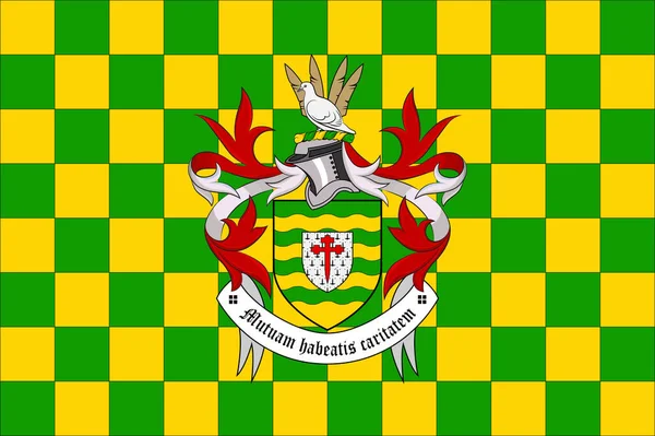 Bandeira Condado Donegal Condado Irlanda Província Ulster Ilustração Vetorial —  Vetores de Stock