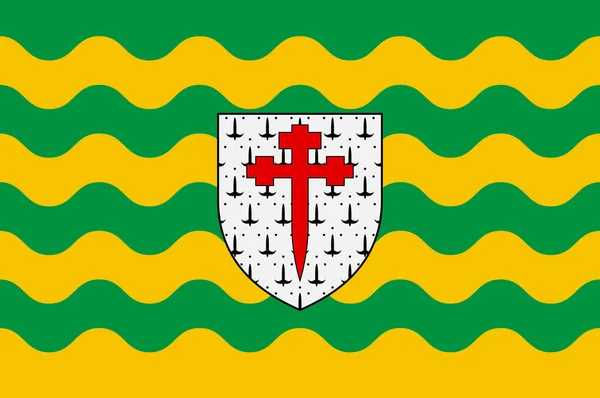 Прапор Графства Донегол Англ Flag County Donegal Графство Ірландії Провінції — стоковий вектор