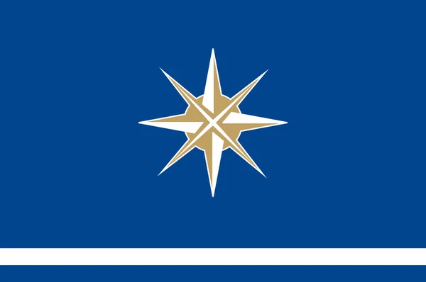 Прапор Надиму Російській Федерації — стоковий вектор