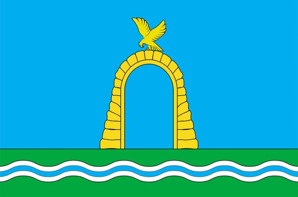 Σημαία Του Bataysk Είναι Μια Πόλη Στο Rostov Oblast Ρωσία — Διανυσματικό Αρχείο